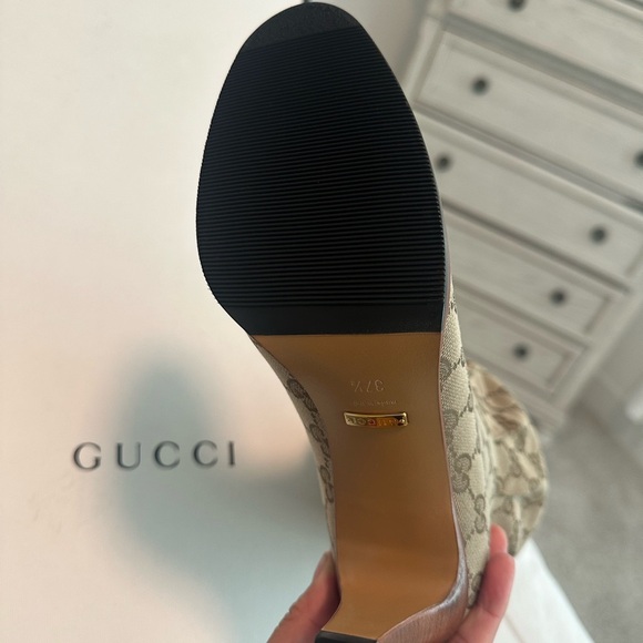 COPY - Gucci monogram knee high boots - Picture 5 of 8